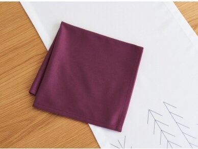 Burgundy colored napkin LAMIA 1