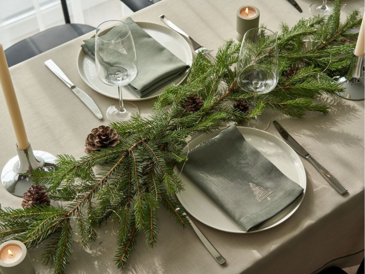 Christmas napkin CANDELA stain resistant 5