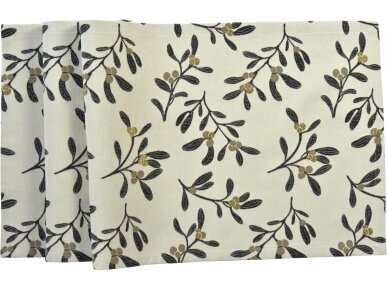 Christmas table runner MISTLETOE