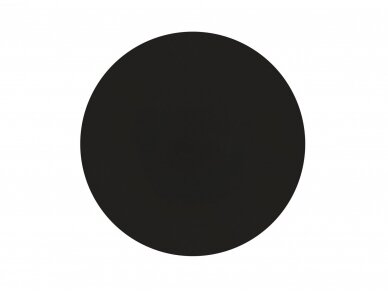 Leather placemat for TOGO round black
