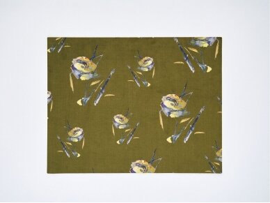 Textile placemat FLOWERS IN THE MOSS