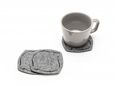 Padėkliukai su servetėlių dėklu „Lašelis kavos“