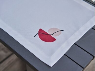 Placemat PIETRA stain resistant white 1
