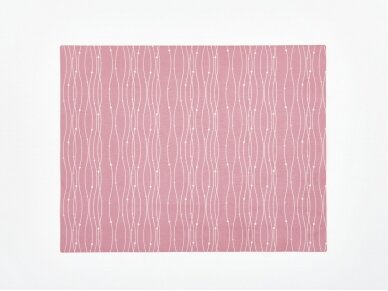 Textile placemat PINK WAVES