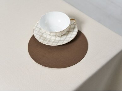 Textile placemat CHOCOLATE