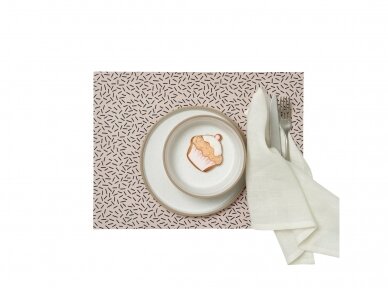 Textile placemat SPRINKLES