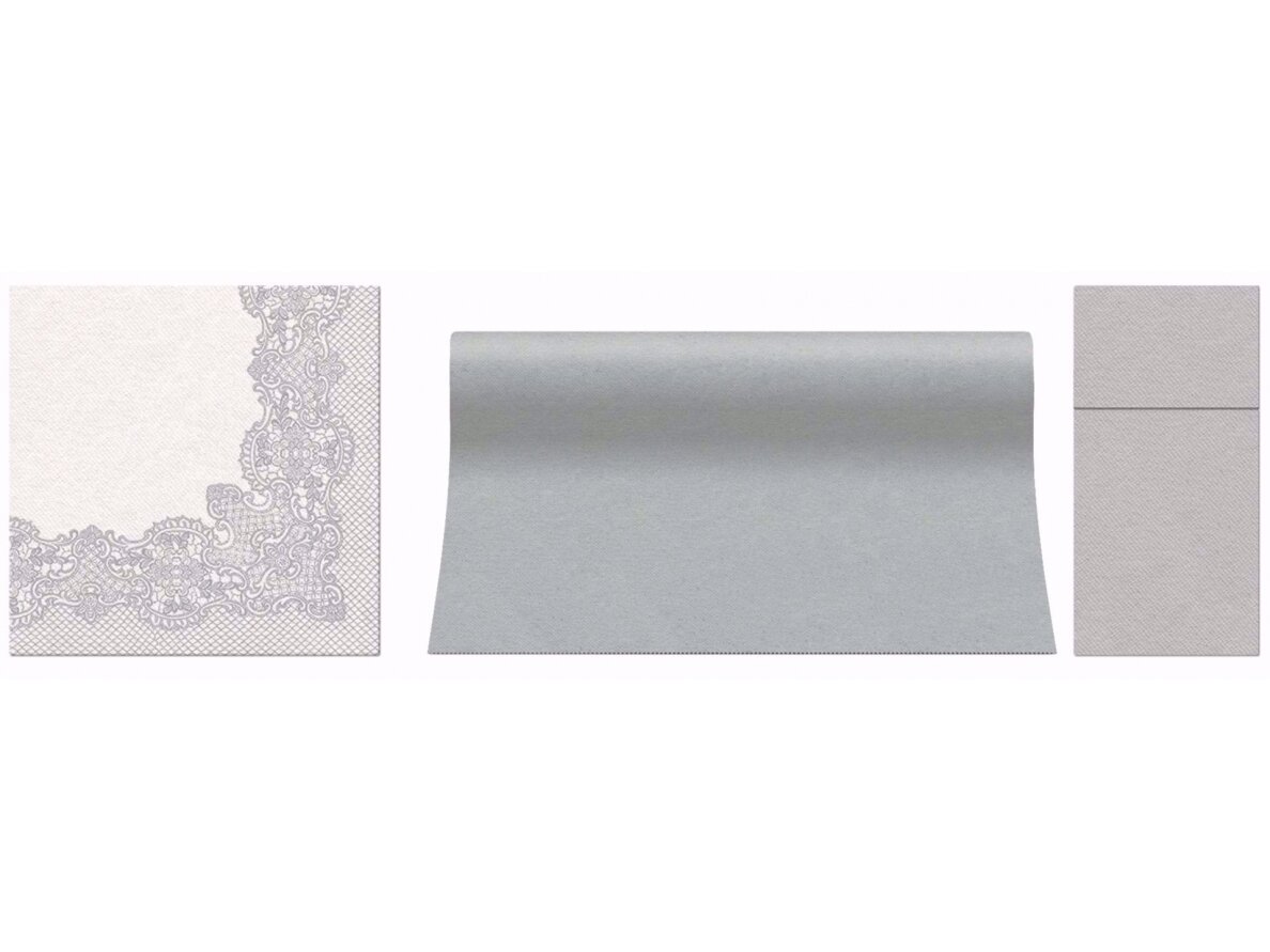 Servetėlė šviesiai pilka Airlaid, light grey 3
