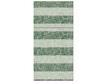 Airlaid Cutlery Pouch LINEN STRIPES GREEN