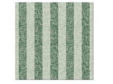 Airlaid napkin, LINEN STRIPES, green