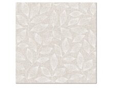 Airlaid napkin, HERBAL LEAVES, brown