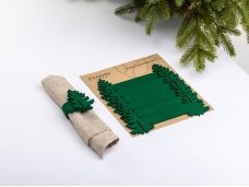 Napkin rings "Christmas tree" green