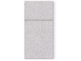 Airlaid Cutlery Pouch LINEN STRUCTURE GREY