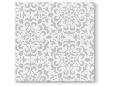 Servetėlės pilkos Airlaid, Ornament grey