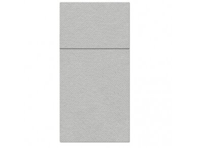 Airlaid Cutlery Pouch LIGHT GREY