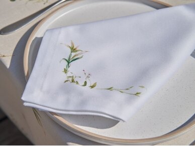 Cloth napkin MOLLA, white