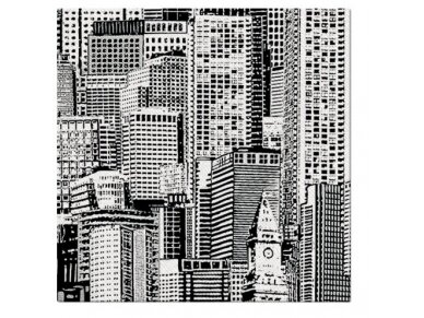 Servetėlės „Vaizdas į miestą“ Airlaid, „City view“