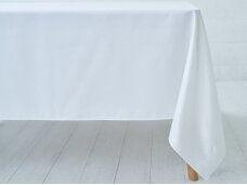 White tablecloth SATEN