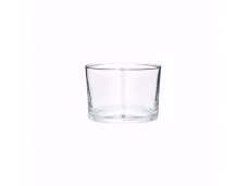 Cylindrical glass bowl h 7.5 cm
