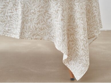 Softened linen tablecloth 'BINDWEED' 2