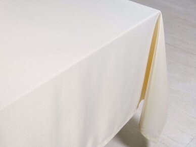 Stain resistant tablecloth SATEN, champagne colored 3