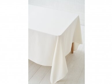 Champagne colored tablecloth SATEN 1
