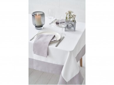 White tablecloth SILVAN 5