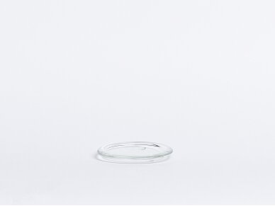 Glass candle holder, Ø 10/11 cm