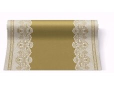 Airlaid Tablerunner ROYAL LACE GOLD