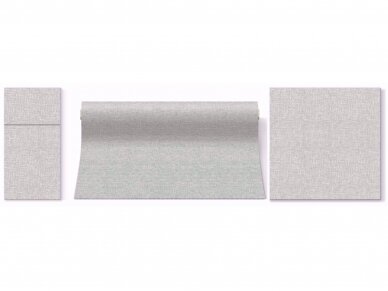 Takelis  lino struktūros pilkas Airlaid, linen structure grey 1