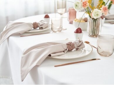 Napkins rings CORD rose gold 3