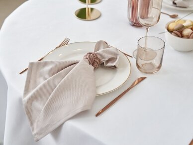 Napkins rings CORD rose gold 5