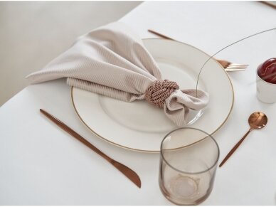 Napkins rings CORD rose gold 2