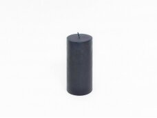 Žvakė tamsiai mėlynos spalvos cilindro formos