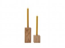 Wooden candlestick for thin candles Ø 1,5 cm