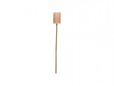 A candle on a bamboo stick 1