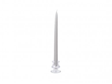 Žvakė plona ilga 30 cm pilka